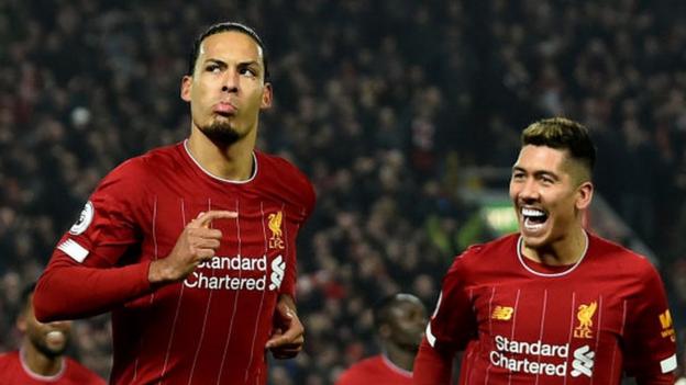 Liverpool 2-0 Manchester United: Virgil van Dijk and Mo Salah goals secure win thumbnail