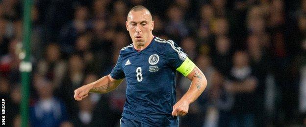 Scotland captain Scott Brown