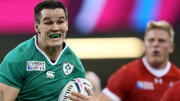 Jonathan Sexton could be rested for Ireland's match against Romania