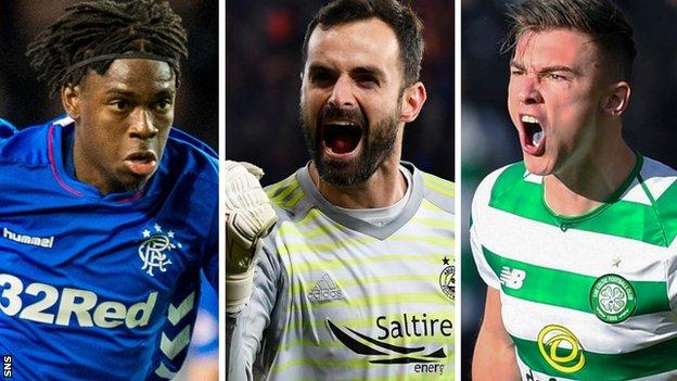 Ovie Ejaria, Joe Lewis and Kieran Tierney