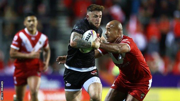 Wales had led done  Kyle Evans' effort   earlier  Tonga turned the tables