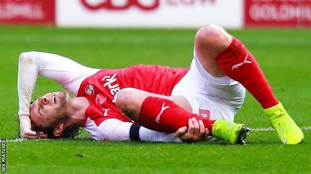 Kieran Sadlier: Rotherham United Winger Out For Three Months With Ankle ...