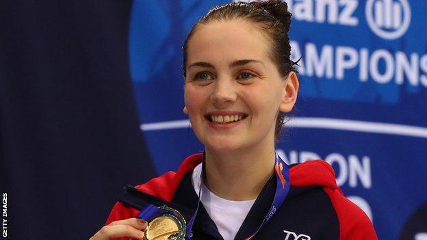 Tully Kearney at the London 2019 World Para-swimming Championships
