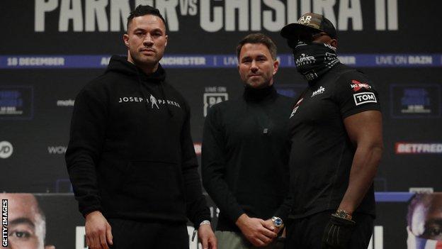 Joseph Parker and Derek Chisora