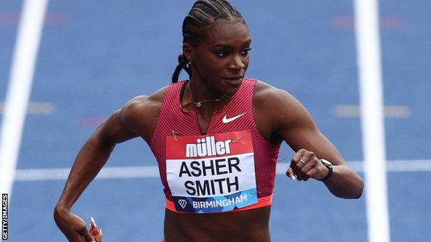 Dina Asher-Smith running