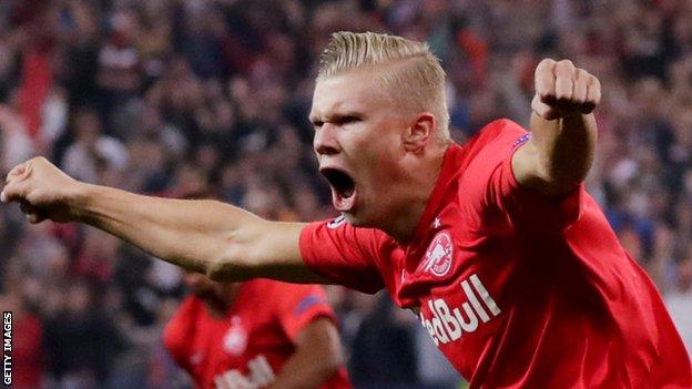 Erling Braut Haaland: RB Salzburg win thanks to teenager's first-half