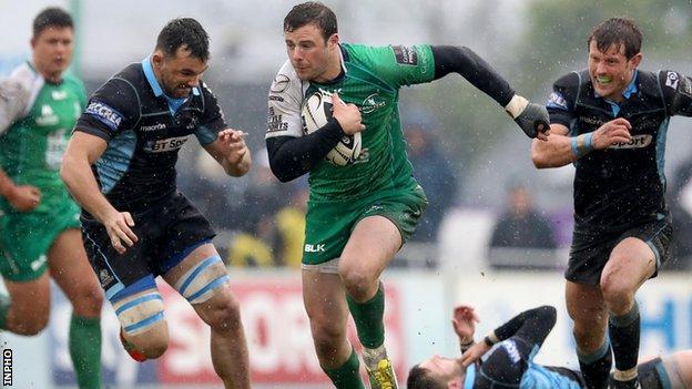 Connacht beat Glasgow 14-7 in Galway on the final day of the regular season