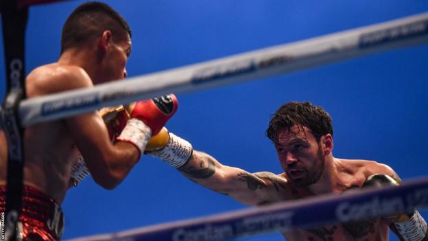 Tyrone McKenna in action against Jose Felix in August 2021