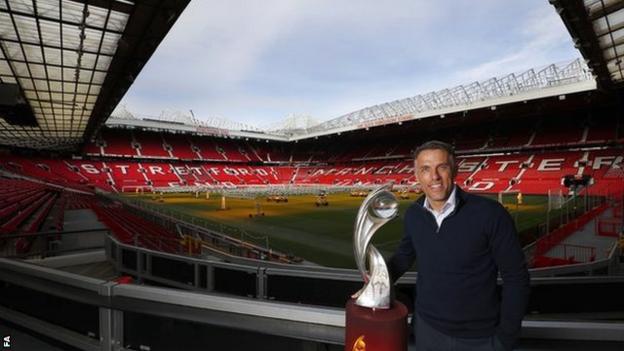 Phil Neville at Old Trafford