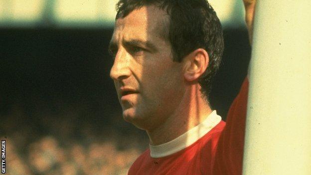 Former England and Liverpool left-back Gerry Byrne