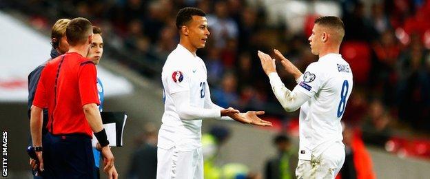 Dele Alli came on as a substitute to make his England debut against Estonia in October