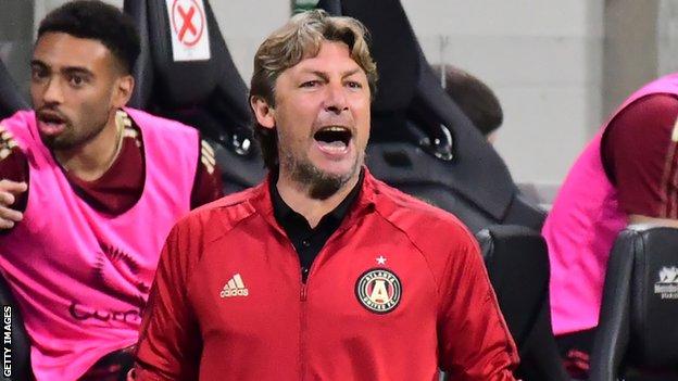 Heinze won only two of his 13 games in charge of the MLS club