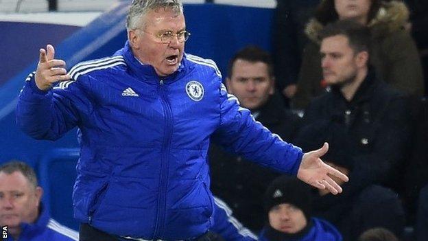 Chelsea boss Guus Hiddink