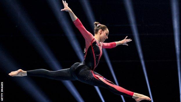 German gymnast Sarah Voss