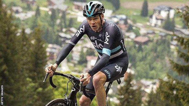 Criterium du Dauphine: Chris Froome takes overall lead after stage five ...