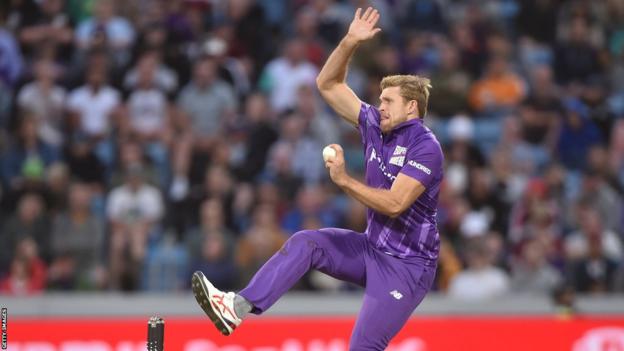 David Willey bowls for Northern Superchargers in The Hundred