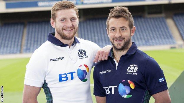 Captain Greig Laidlaw will be partnered by fly-half Finn Russell