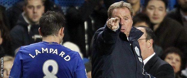 Frank Lampard and Harry Redknapp