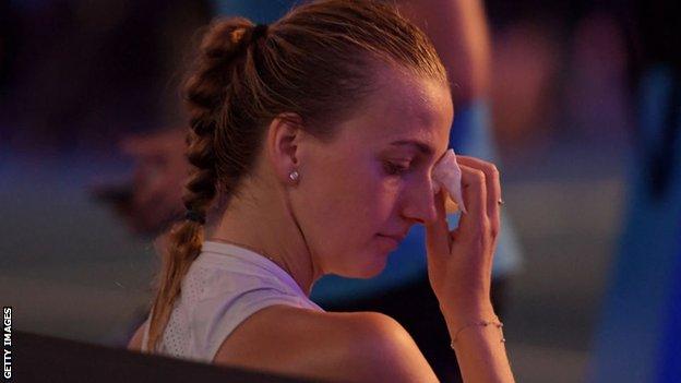 Kvitova lost 7-6 (7-2) 5-7 6-4 to Naomi Osaka in January's Australian Open final - her first Grand Slam final since sustaining career-threatening injuries in a knife attack in December 2016