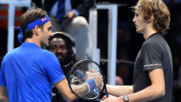 Federer Zverev World Tour Final Highlights Federer Zverev World Tour Final Highlights
