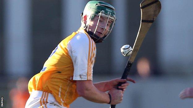 Niall McKenna netted Antrim's goal in the Ruislip defeat by London