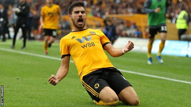 Wolves midfielder Ruben Neves