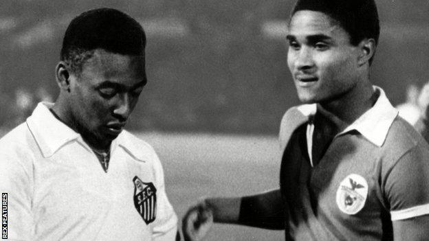 Pele and Eusebio