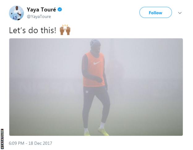Manchester City's Yaya Toure