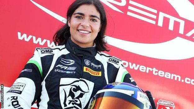 Jamie Chadwick: British driver third on Formula 3 Regional debut in ...