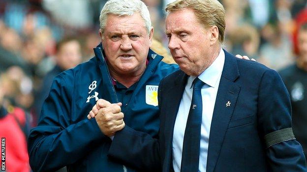 Steve Bruce and Harry Redknapp