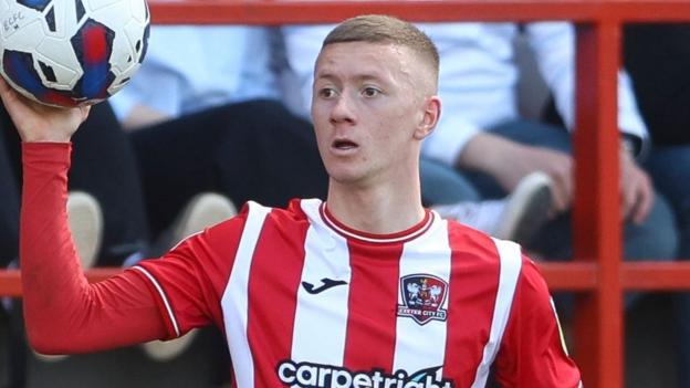 Jay Stansfield spent the 2022-23 season on loan with boyhood club Exeter City