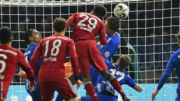 Hertha Berlin 2 3 Bayern Munich Bbc Sport