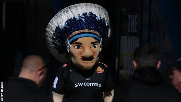 Exeter's former mascot 'Big Chief'