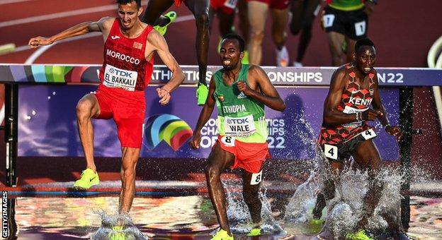 The 3000m steeplechase at the World Athletics Championships