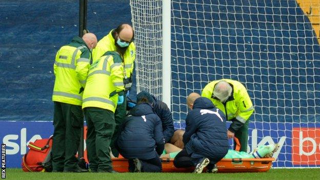 Scott Davies will require surgery on his Achilles after landing awkwardly early in Tranmere's 1-1 draw with Mansfield