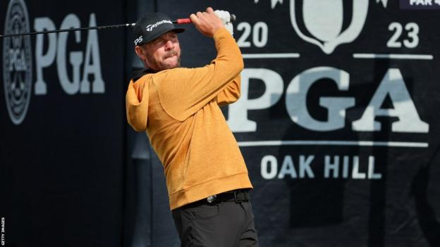 Michael Block at the US PGA Championship