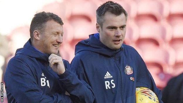 Billy McKinlay and Robbie Stockdale at Sunderland's game with Middlesbrough