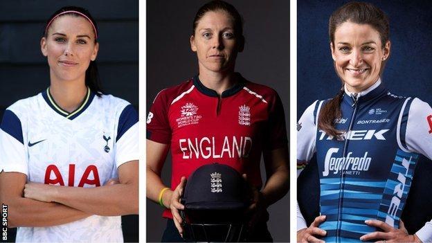 Alex Morgan, Heather Knight and Lizzie Deignan could all feature on women's sport Saturday