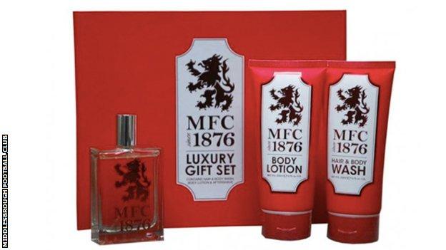 Ensemble De Soins Pour Homme Sur Le Thème Du Middlesbrough Football Club