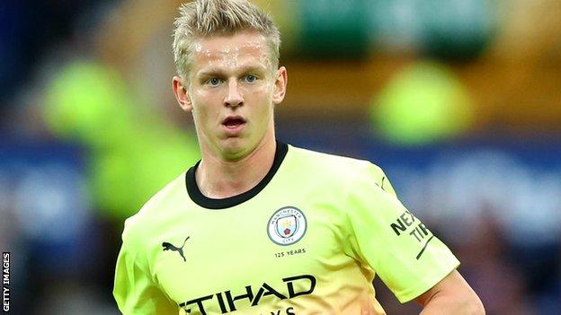 Zinchenko : New Manchester City Squad Number