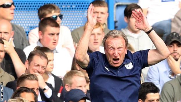 Neil Warnock's Cardiff City have scored just three goals in five Premier League games this season