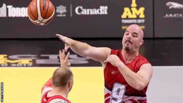 Scotland's Michael Mellon in action at the Invictus Games