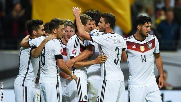 Germany celebrate