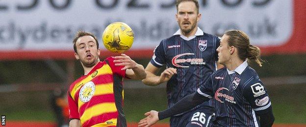 Partick Thistle and Ross County players