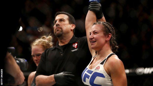 Tate on Rousey rematch, beating Holm and her lasting legacy - BBC