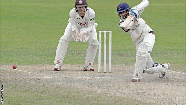 County Championship: Haseeb Hameed earns Lancashire draw - BBC Sport