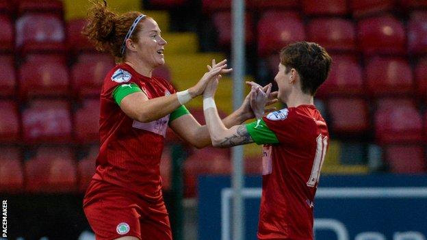 Marissa Callaghan and Kirsty McGuinness