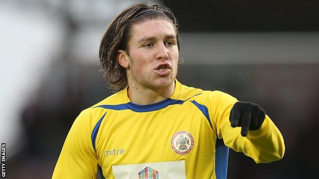 Accrington Stanley midfielder Josh Windass