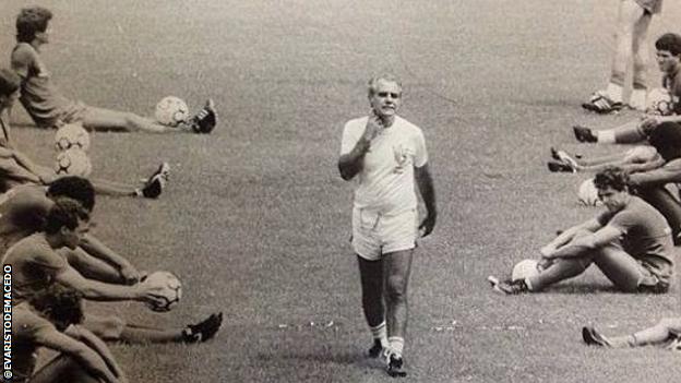 Evaristo, pictured as Brazil manager in 1985