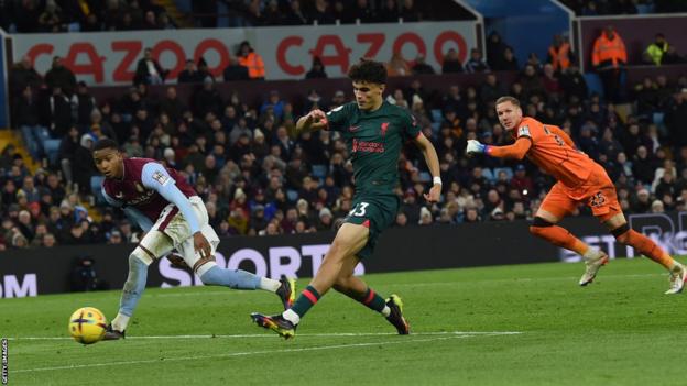 Stefan Bajcetic's first Premier League goal for Liverpool came in only his second appearance in the competition